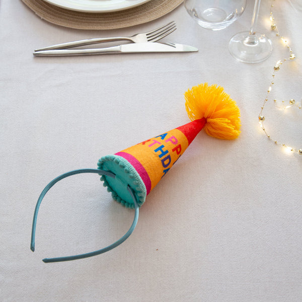 Talking Tables Colourful Birthday Party Hat Headband