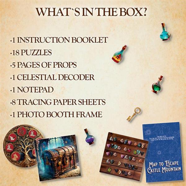 Talking Tables Escape The Enchanted Castle - Envelope Escape Room Game