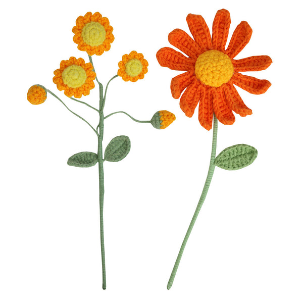 talking tables Handmade Autumn Crochet Flower Sprigs