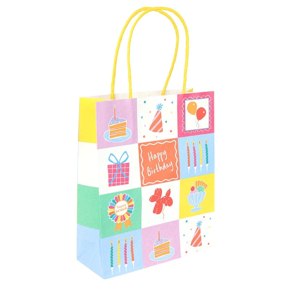 talking tables Happy Birthday Icons Gift Bags - 8 Pack
