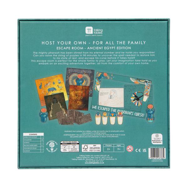 Talking Tables Host Your Own Escape Room Game Egypt Edition