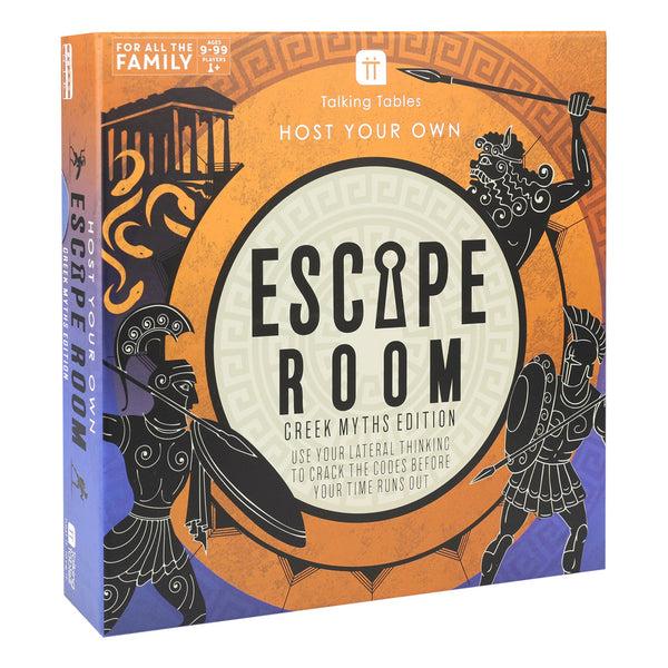 talking tables Host Your Own Escape Room – Greek Myths Edition