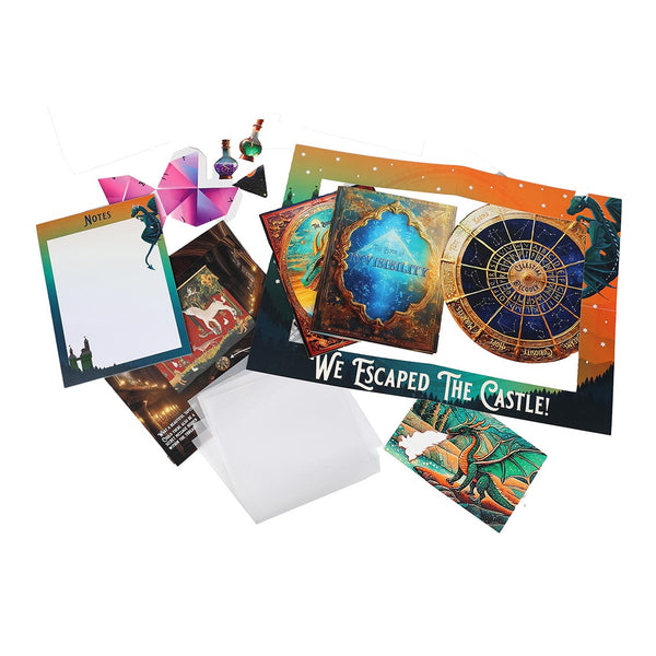 Talking Tables Host Your Own Family Escape Room Game - Dragon Edition