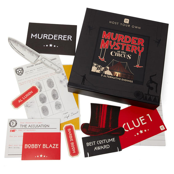 Talking Tables Host Your Own Murder Mystery At The Circus Game