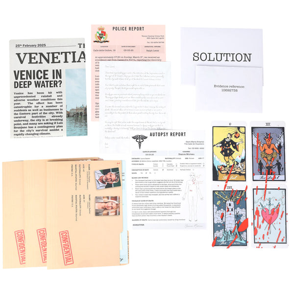 Talking Tables Host Your Own Murder Mystery – Venice Edition