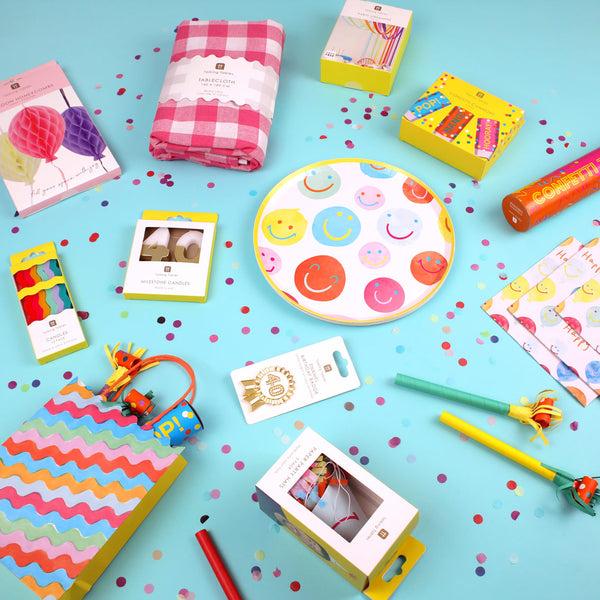 Talking Tables Luxe Gold Enamel Birthday Pin Badge - 40