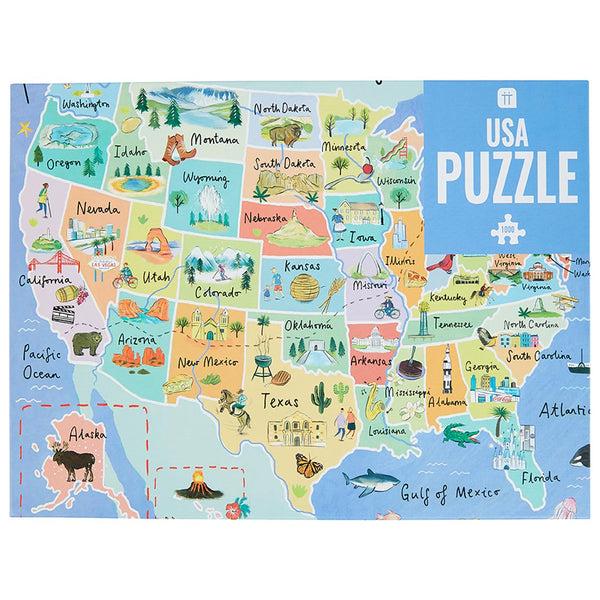 talking tables Map of the USA Jigsaw Puzzle - 1000 Pieces