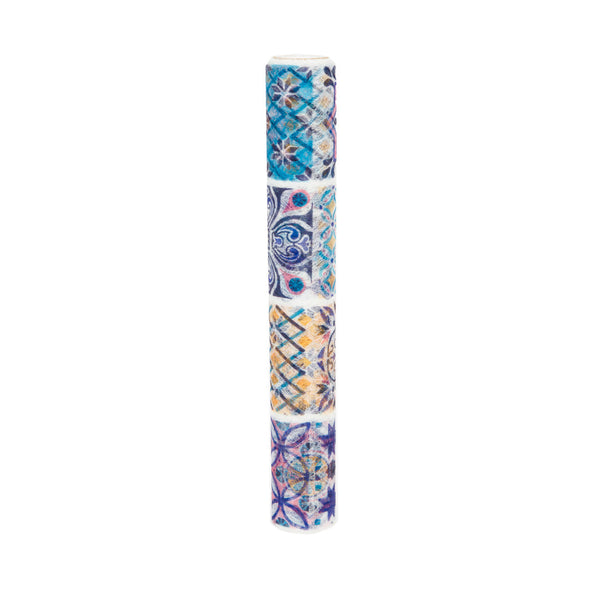 Talking Tables Moroccan Souk Tile Blue Table Runner - 2m
