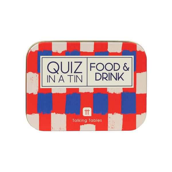 Talking Tables Quiz In A Tin - Food Trivia - 200 Questions