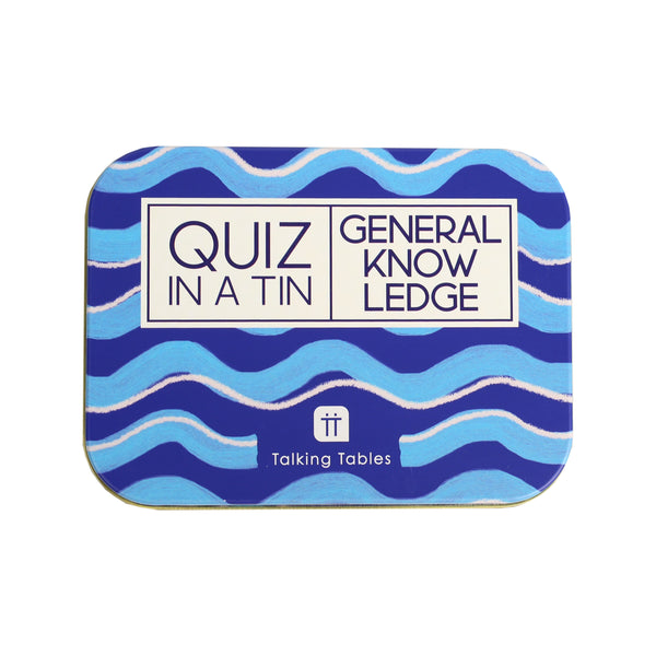 Talking Tables Quiz In A Tin - General Knowledge - 200 Questions