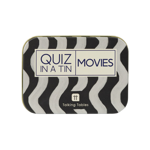 Talking Tables Quiz In A Tin - Movie Trivia - 200 Questions