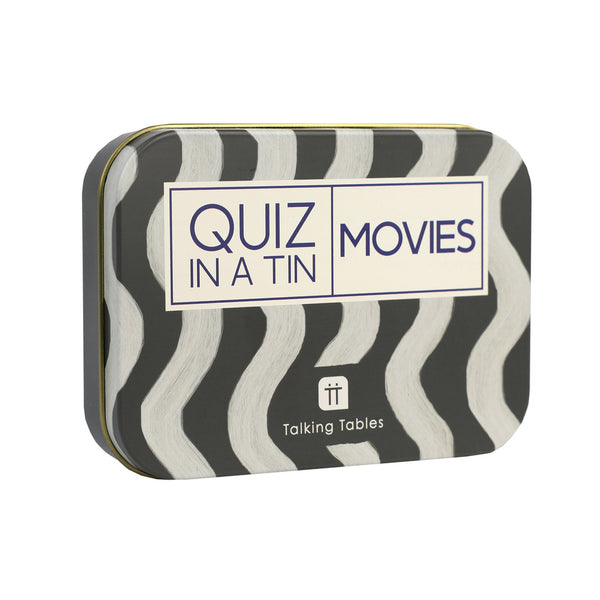 talking tables Quiz in a Tin - Movie Trivia - 200 Questions