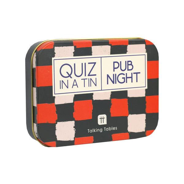 talking tables Quiz in a Tin - Pub Night - 200 Questions