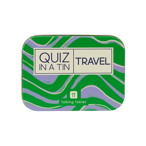 Talking Tables Quiz In A Tin - Travel Trivia - 200 Questions