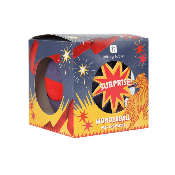 Talking Tables Retro Surprise Party Ball – Pass The Parcel Game