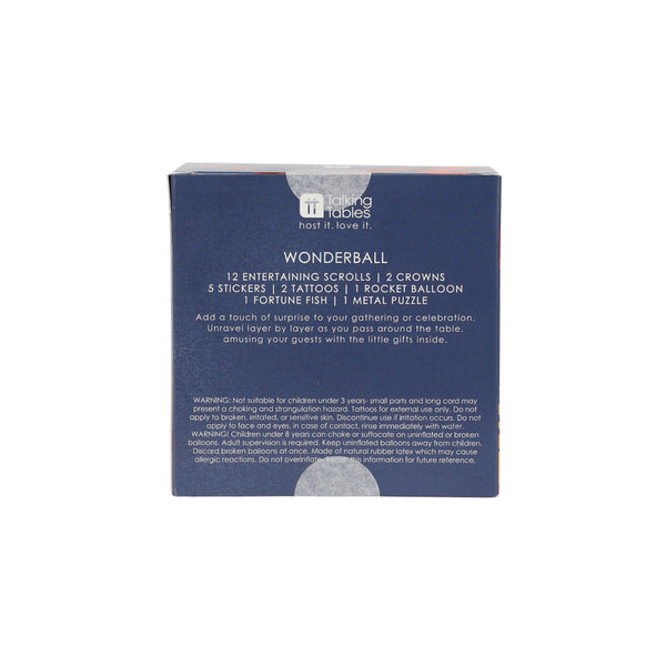 Talking Tables Retro Surprise Party Ball – Pass The Parcel Game