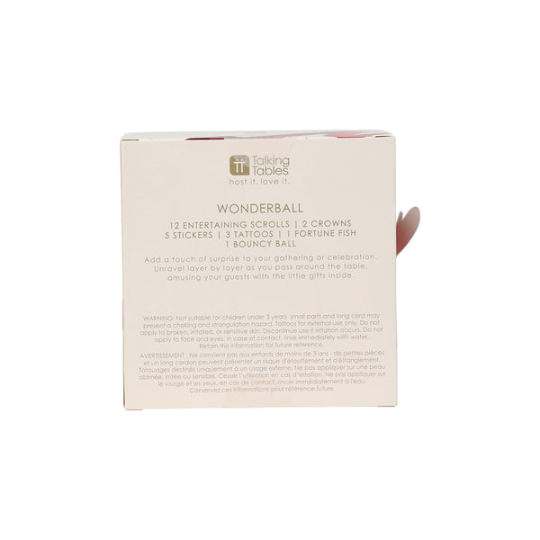 Talking Tables Santa Surprise Party Ball – Pass The Parcel Game