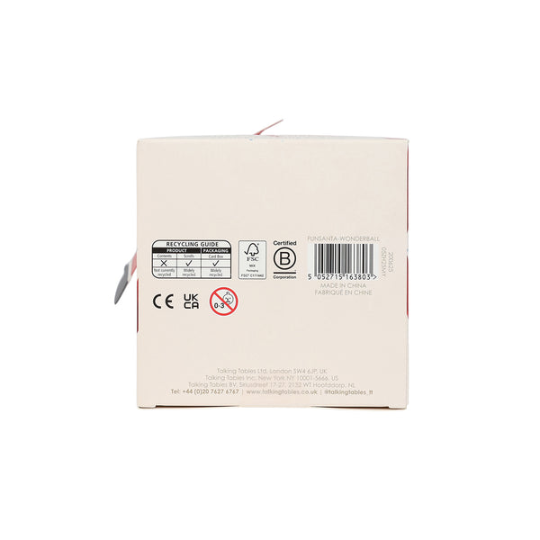 Talking Tables Santa Surprise Party Ball – Pass The Parcel Game