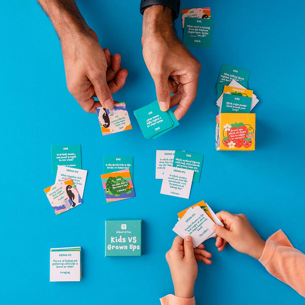 Talking Tables School Of Fun Children's Game - Kids Vs Grown Ups Box