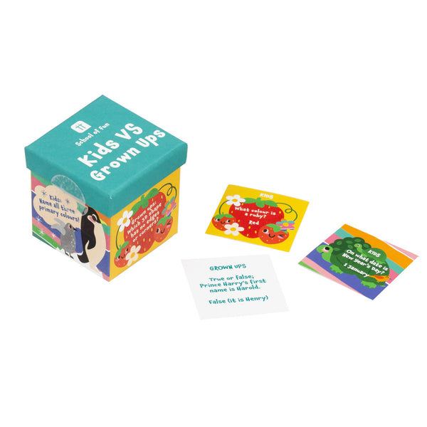 Talking Tables School Of Fun Children's Game - Kids Vs Grown Ups Box