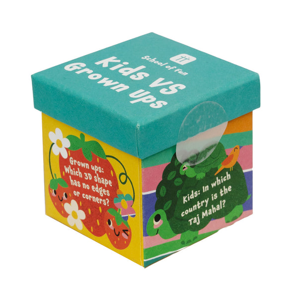 talking tables School of Fun Children's Game - Kids Vs Grown Ups Box