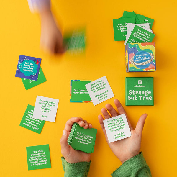 Talking Tables School Of Fun Children's Game - Strange But True Box