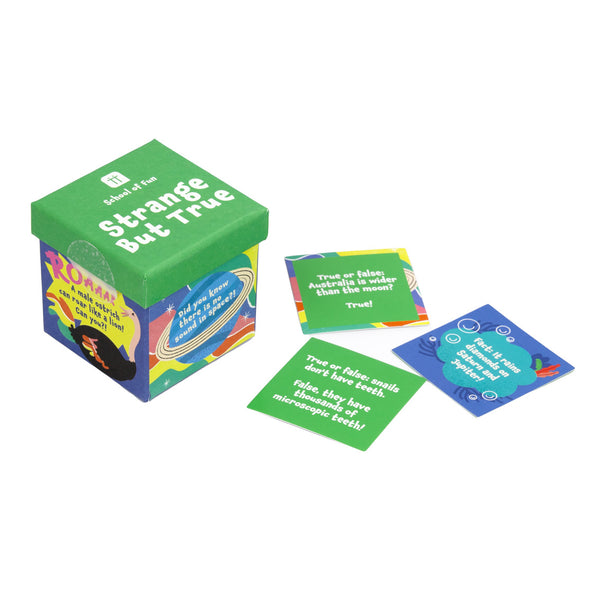talking tables School of Fun Children's Game - Strange But True Box