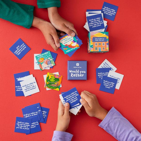 Talking Tables School Of Fun Children's Game - Would You Rather Box