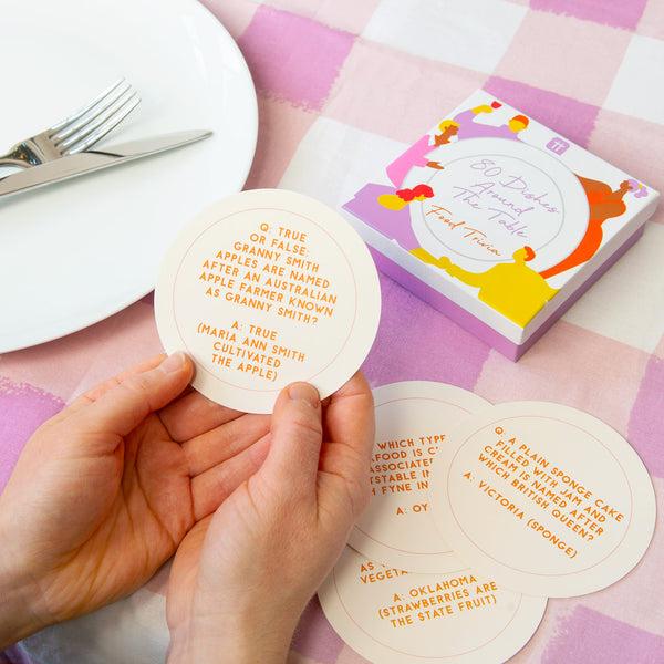 Talking Tables 80 Dishes Food Trivia Game