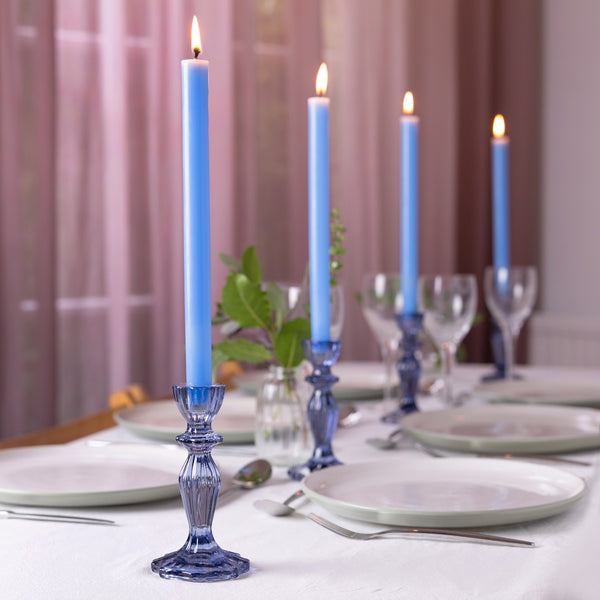 Talking Tables Blue Dinner Candle