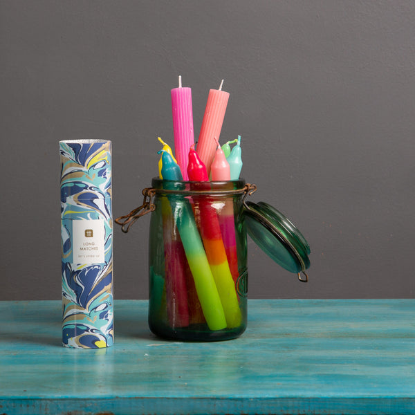 Talking Tables Blue Marble Tube Of Matches