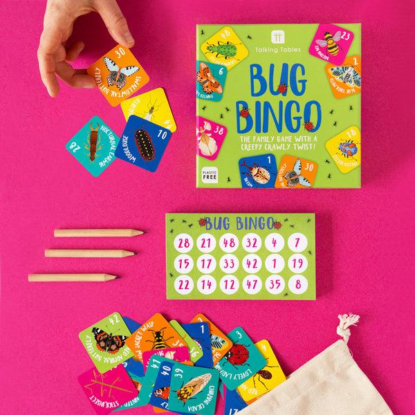 Talking Tables Bug Bingo Family Card Game