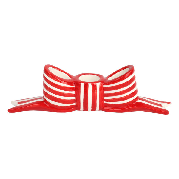 talking tables Ceramic Bow Candle Holder