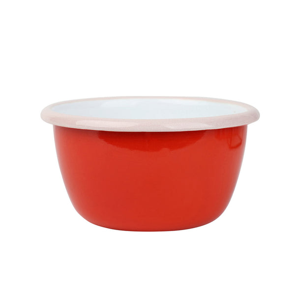 Talking Tables Cherry Red Enamel Bowl - 10cm