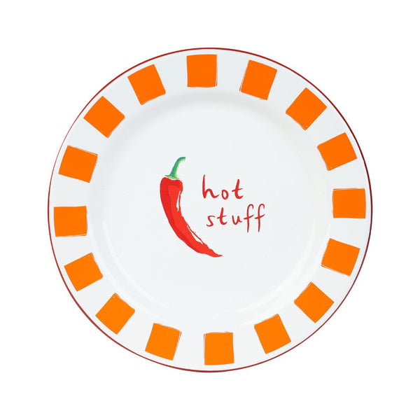 talking tables Chilli Enamel Plate - 20cm