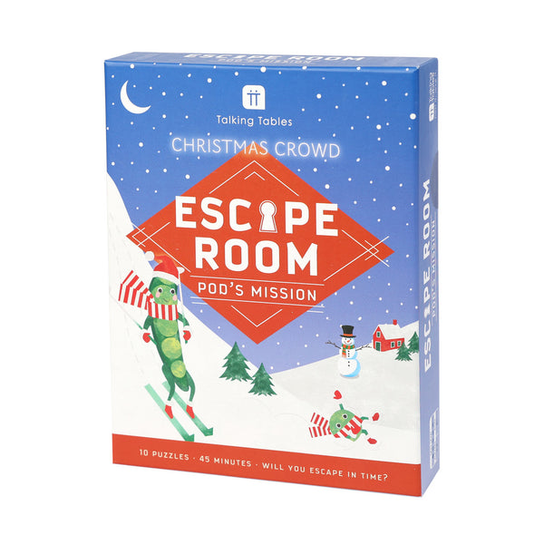 talking tables Christmas Escape Room - Pea Edition