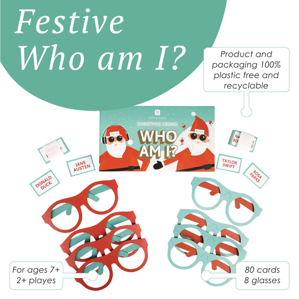 Talking Tables Christmas Family Who Am I Game