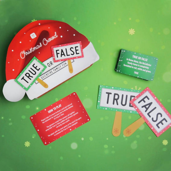 Talking Tables Christmas True Or False Game