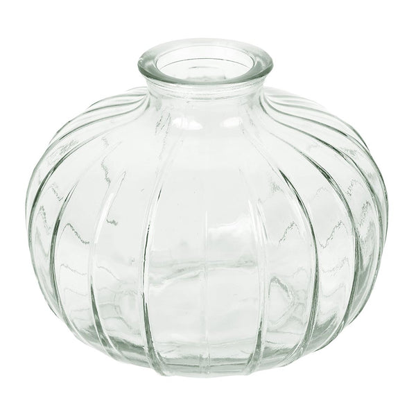 talking tables Clear Round Glass Bud Vase - 8cm
