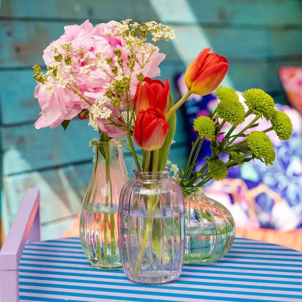 Talking Tables Clear Tall Glass Bud Vase – 12cm