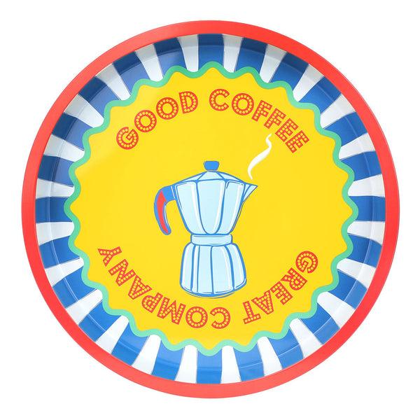 Talking Tables Coffee Tin Tray - 30cm