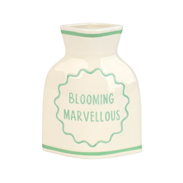 talking tables Cream Ceramic Bud Vase - 10cm