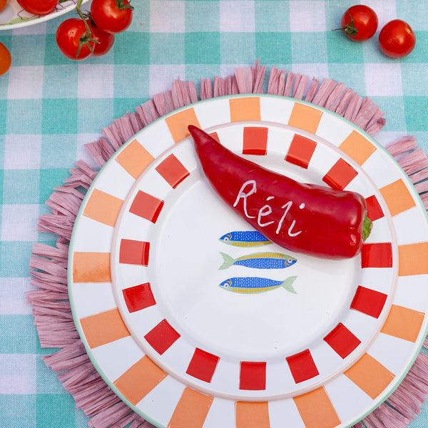 Talking Tables Fish Enamel Plate - 20cm