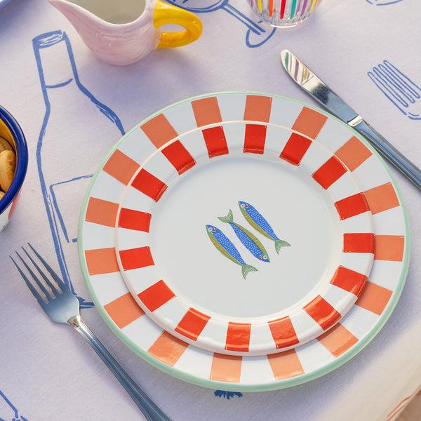Talking Tables Fish Enamel Plate - 20cm