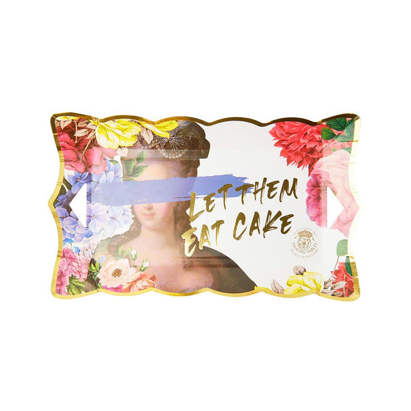 Talking Tables Floral Paper Serving Platter - 4 Pack