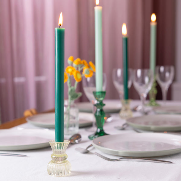 Talking Tables Green Dinner Candle