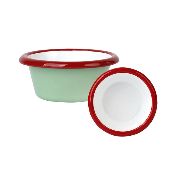 talking tables Green Enamel Dip Dish - 8cm
