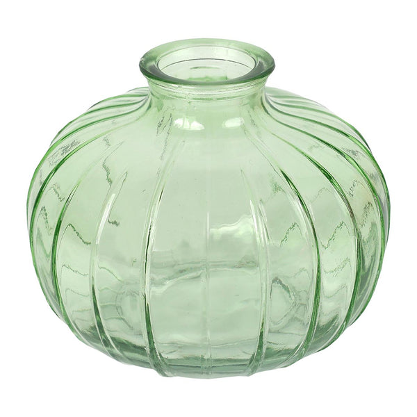 talking tables Green Round Glass Bud Vase - 8cm