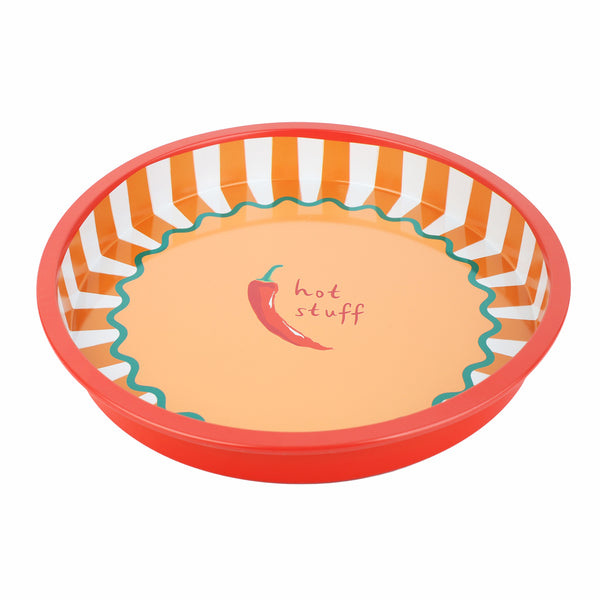 talking tables Hot Stuff Chilli Tin Tray - 30cm