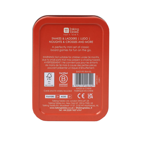 Talking Tables Kids Travel Games In A Tin